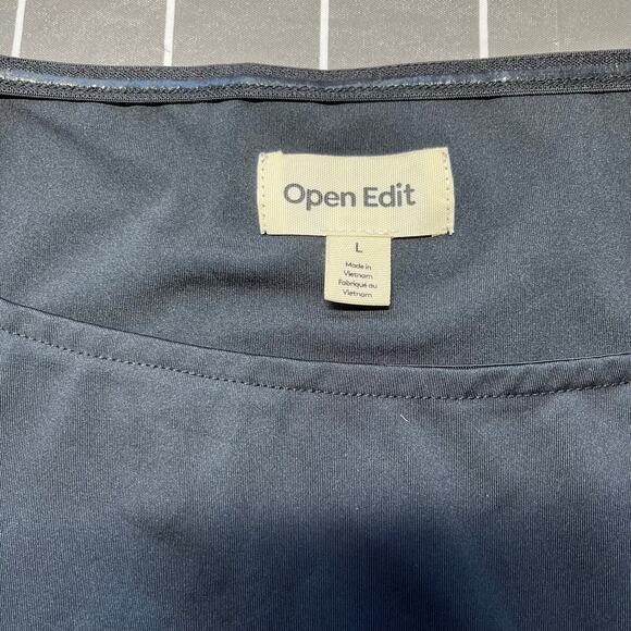 Open Edit Little Black Dress Off the Shoulder Classic Sheath Mini Large NWT - Picture 5 of 14